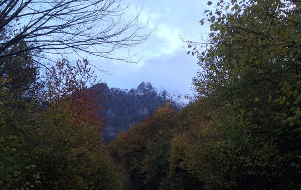 Nieve en el Valle de Valdeón Picos de Europa