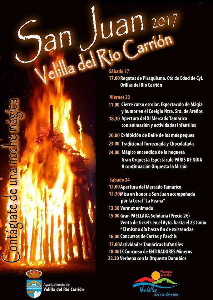 Programación Fiestas de San Juan en Velilla del Río Carrión
