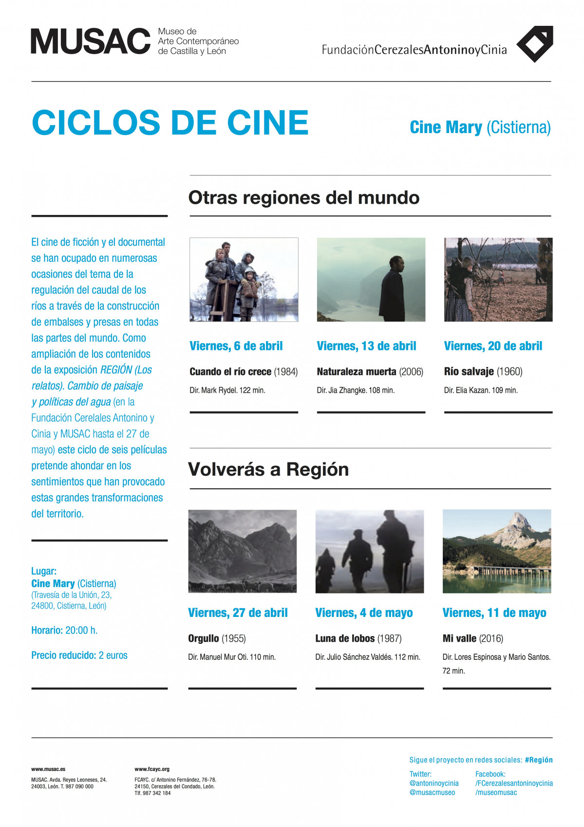 Cartel Ciclo Cine Región Cistierna copia
