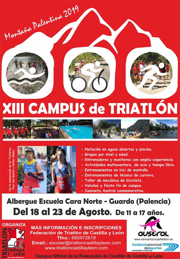 Cartel campus triatlon 2019