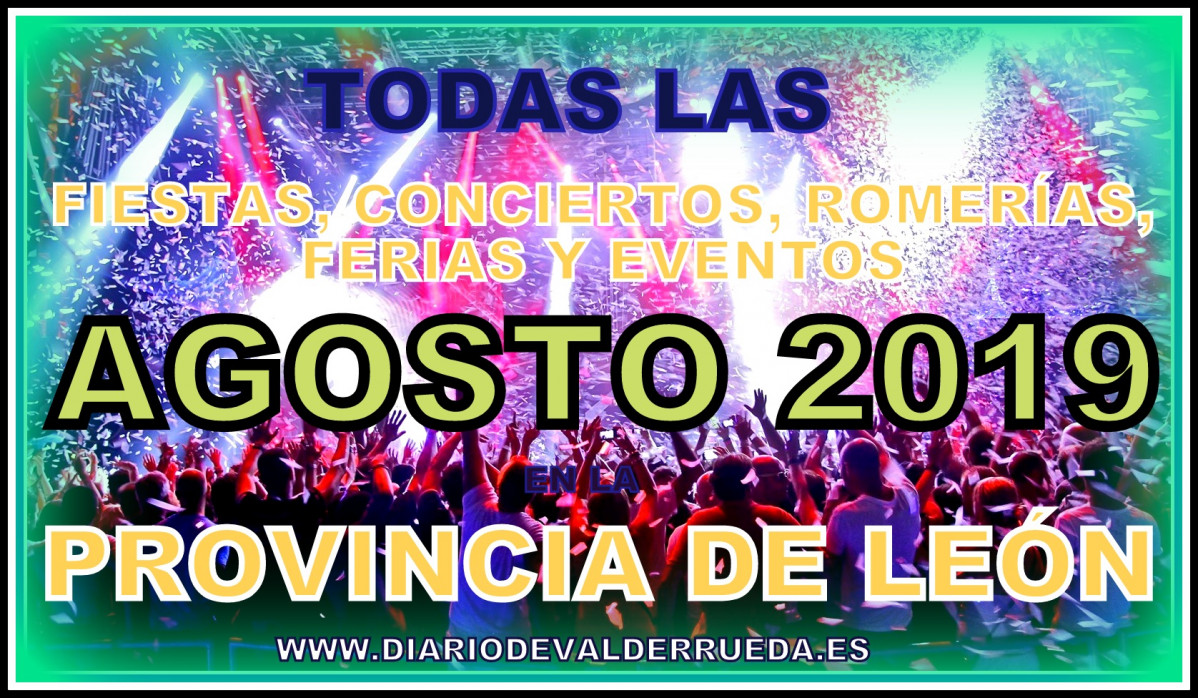 Fiestas 2019 AGOSTO