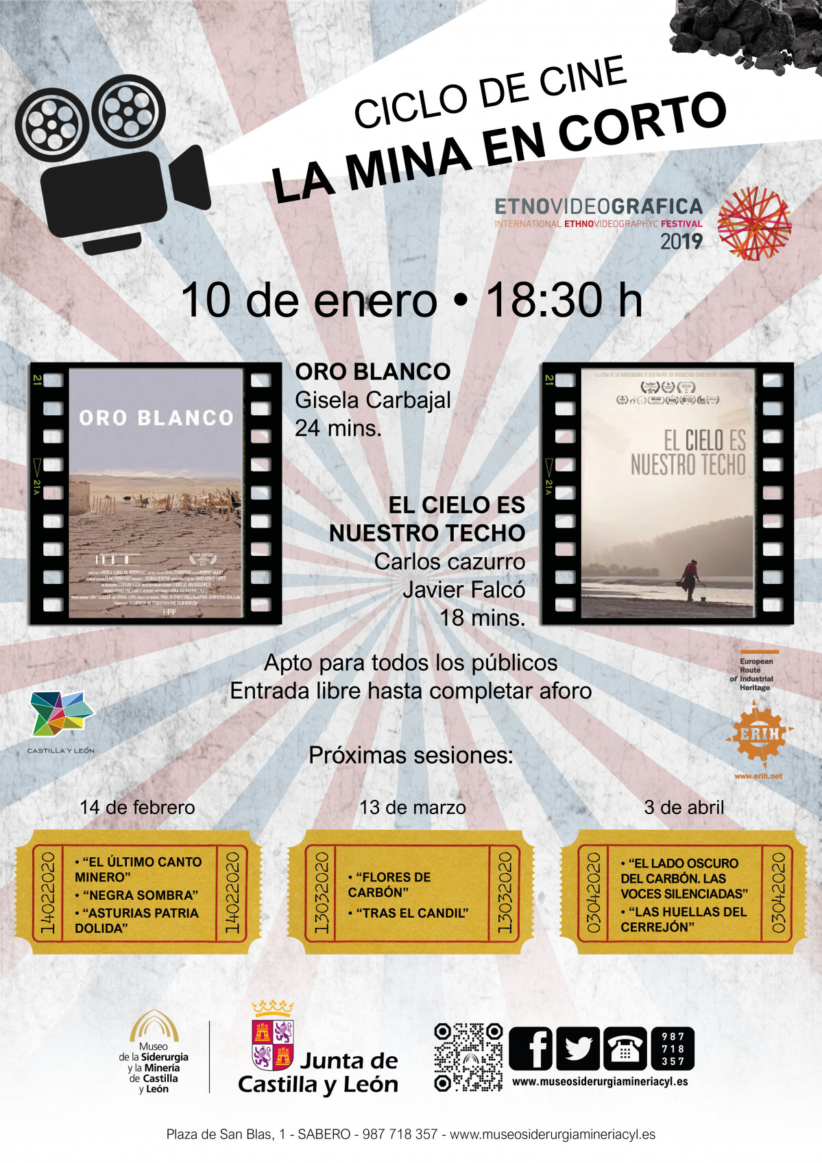Ciclo de cine La mina en corto   enero