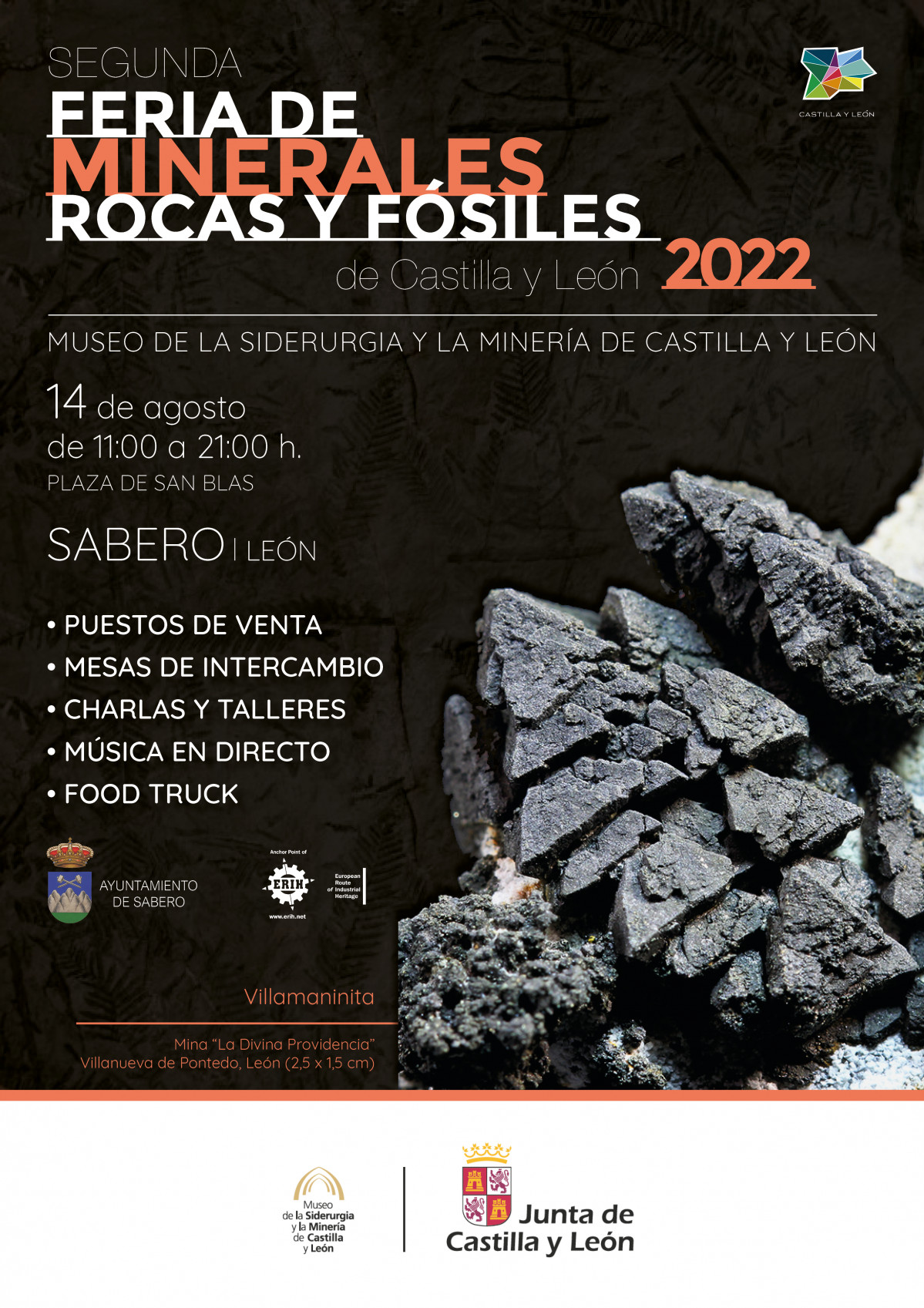 II Feria de minerales, rocas y fósiles