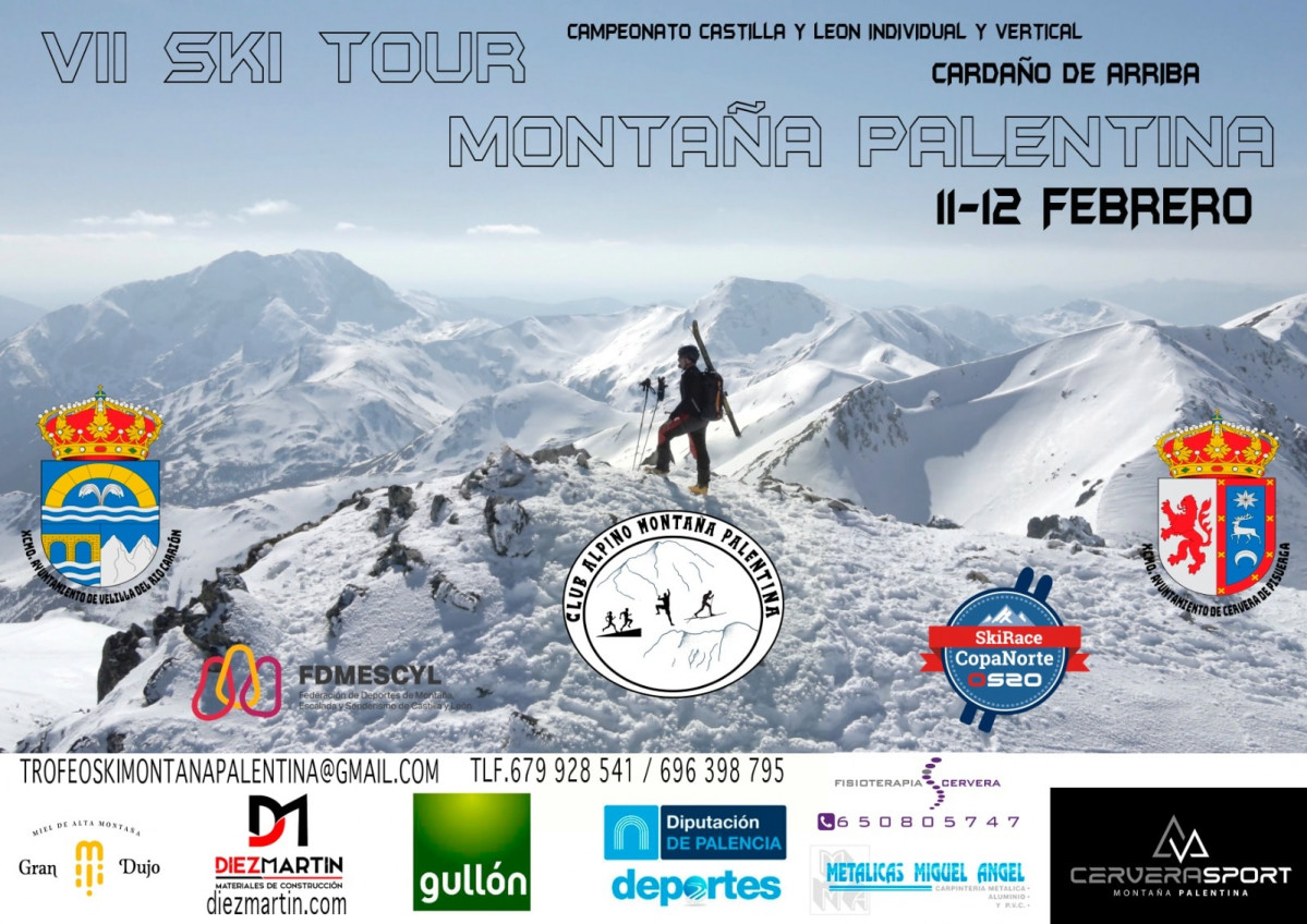 Cartel Trofeo Ski montau00f1a palentina