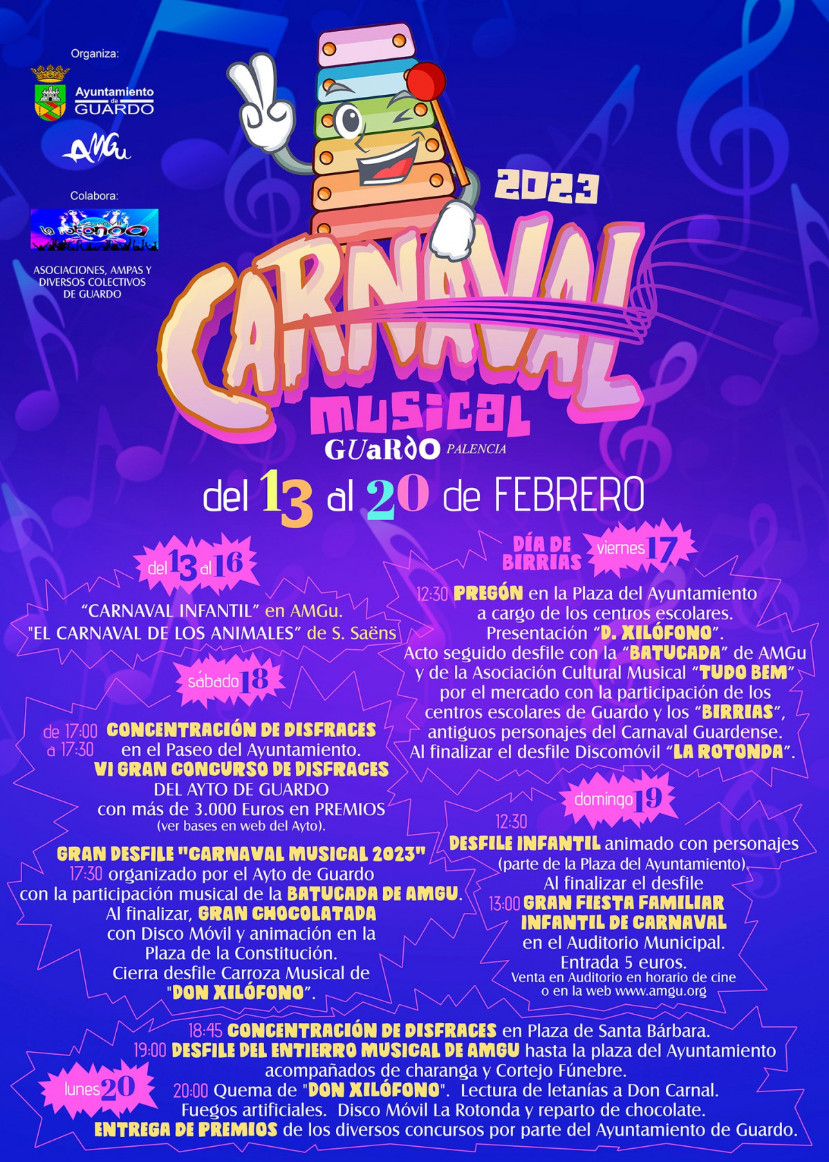 Cartel carnaval 2023 guardo