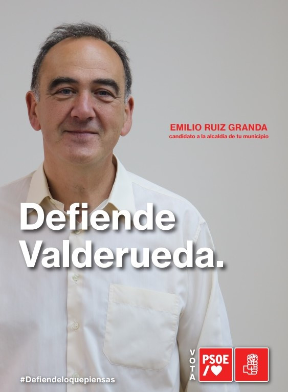 Emilio psoe valderrueda cartel