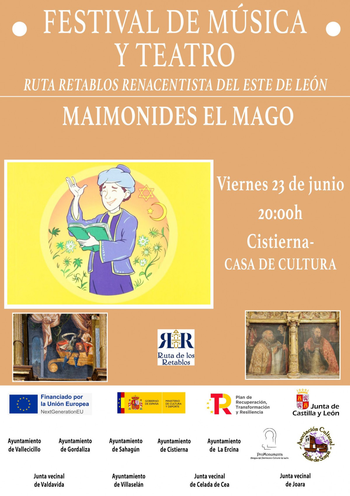 Festival de Mu00fasica y Teatro Maimonides El Mago en Casa de Cultura