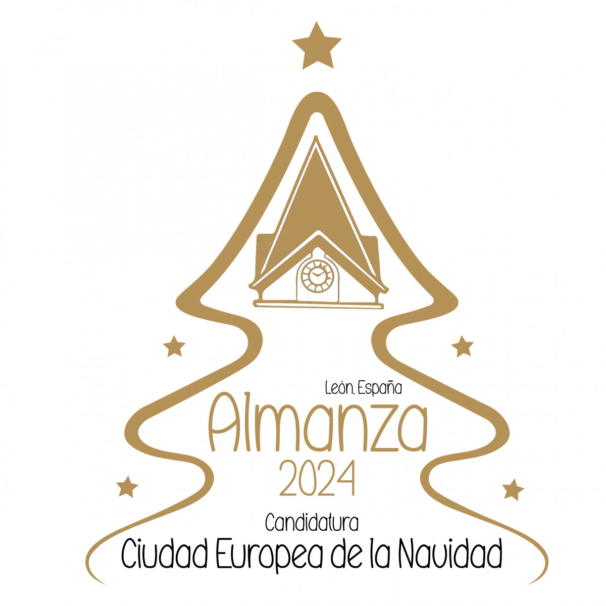 Logo almanza ciudad europea de la Navidad