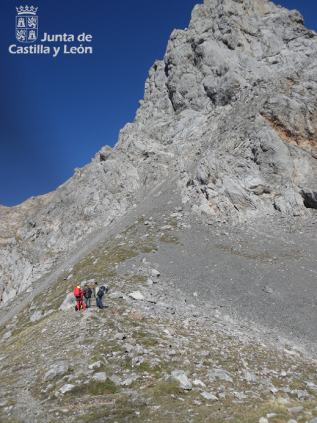 Rescate montañero Collado Jermoso , JCYL