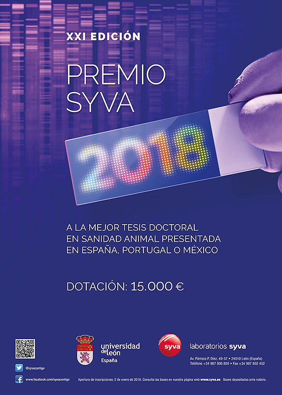 Cartel XX Premio Syva 2018