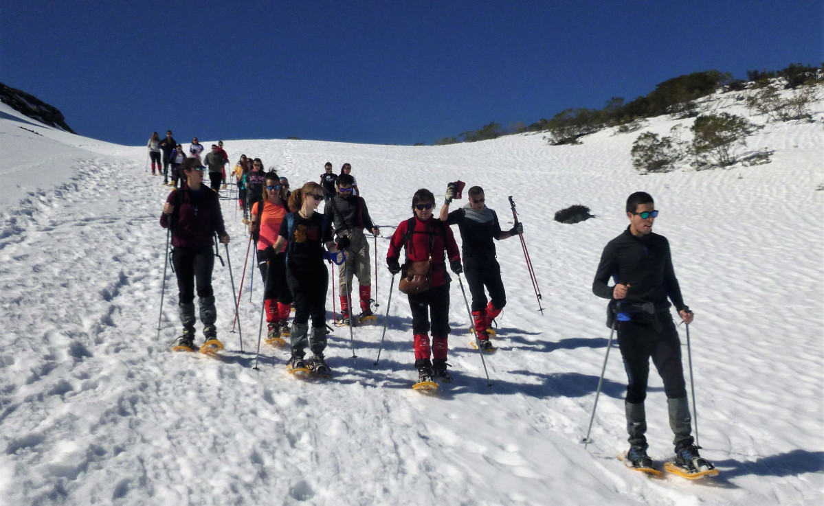 Ruta con raquetas de nieve 1