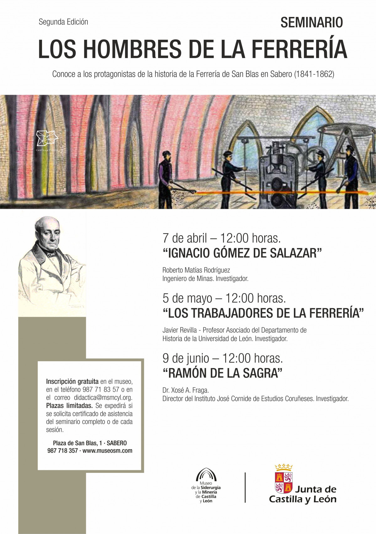 CARTEL SEMINARIO LOS HOMBRES DE LA FERRERIA