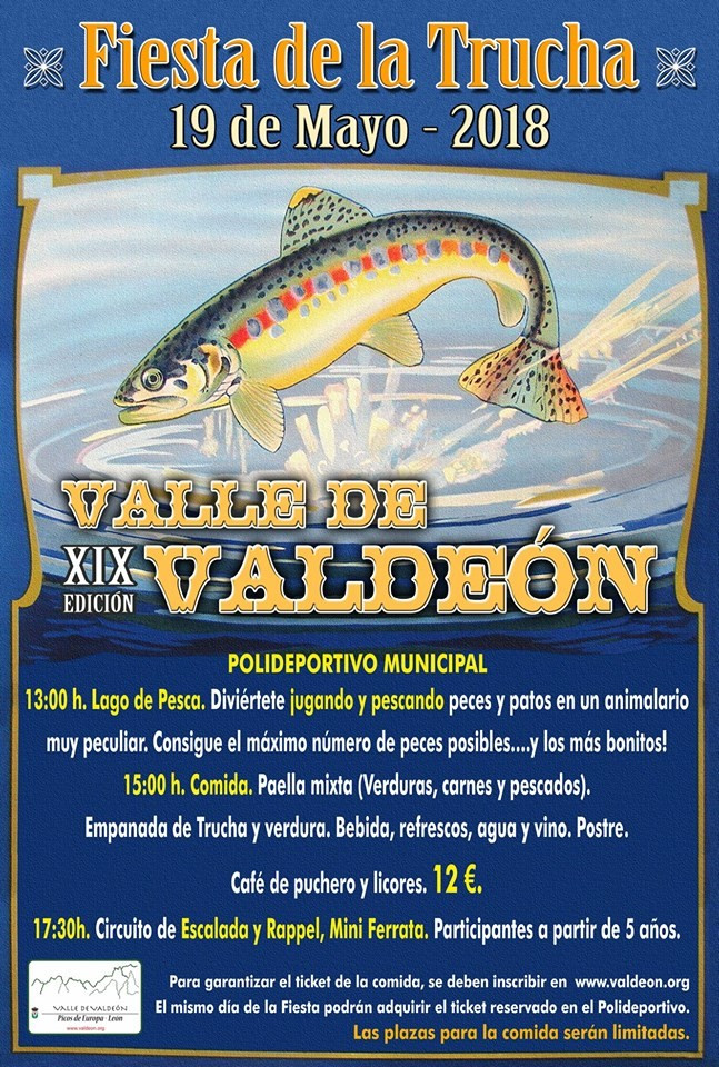 Fiesta de la trucha 2018 posada de valdeon