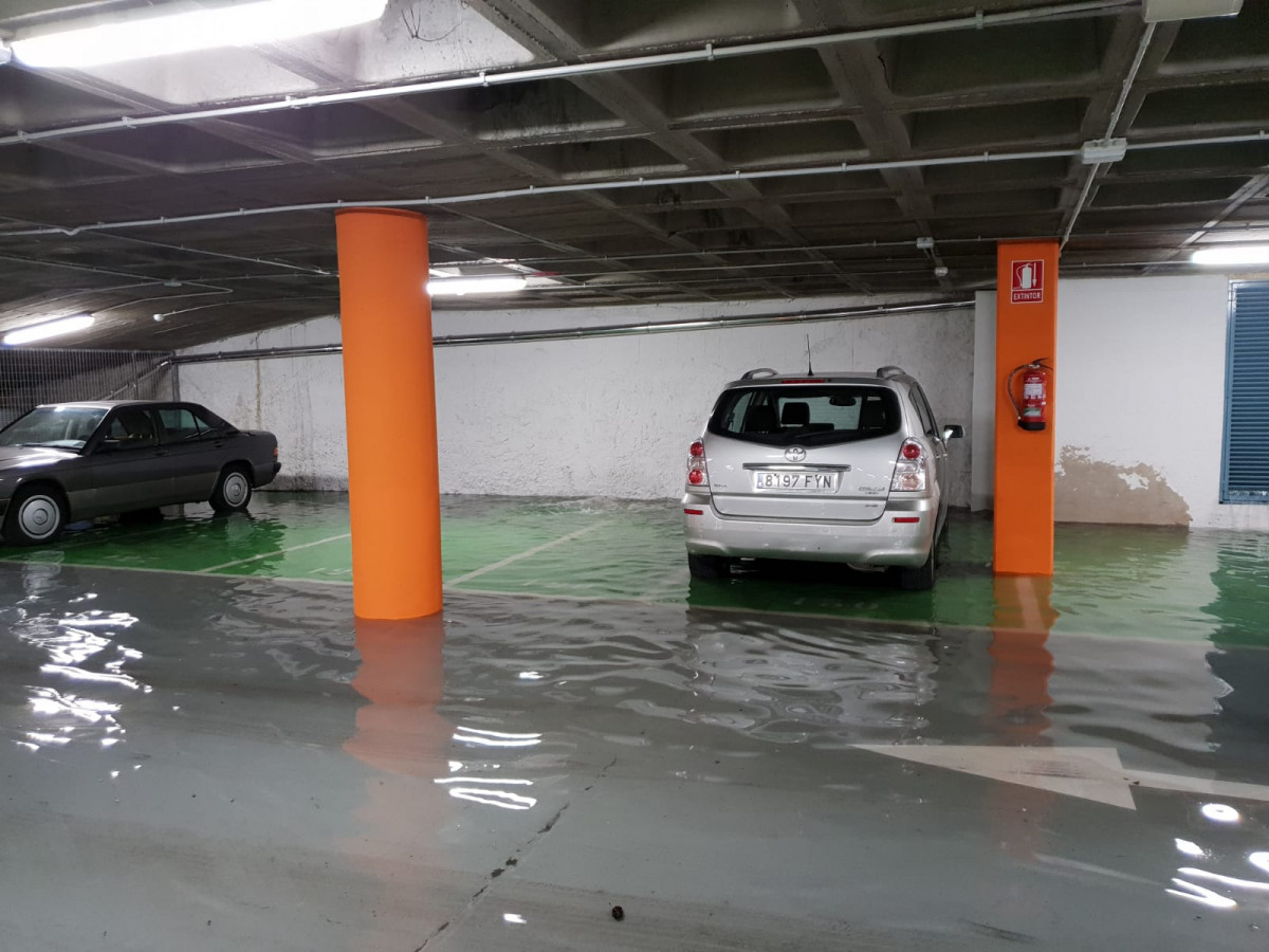 Tormenta parking plaza mayor leon ddv 4