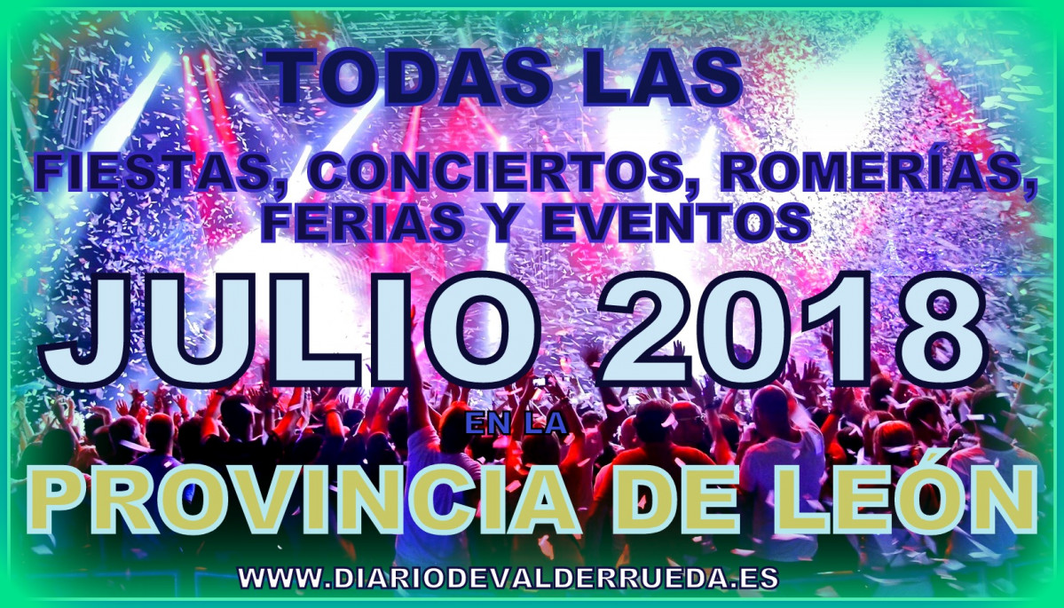 Fiestas 2018 julio listas diario de valderrueda