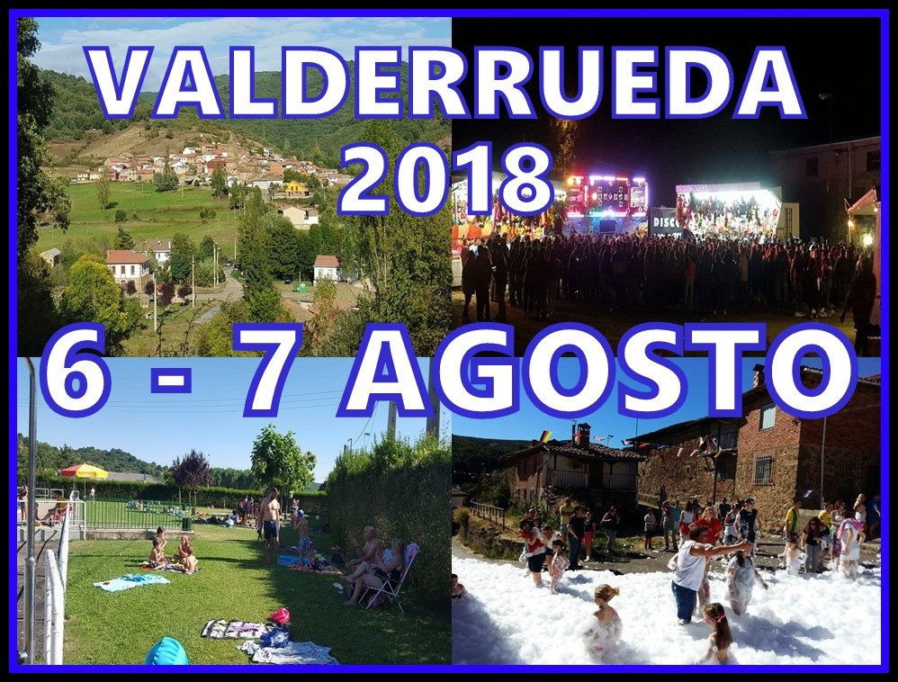 Fiestas 2018 valderrueda
