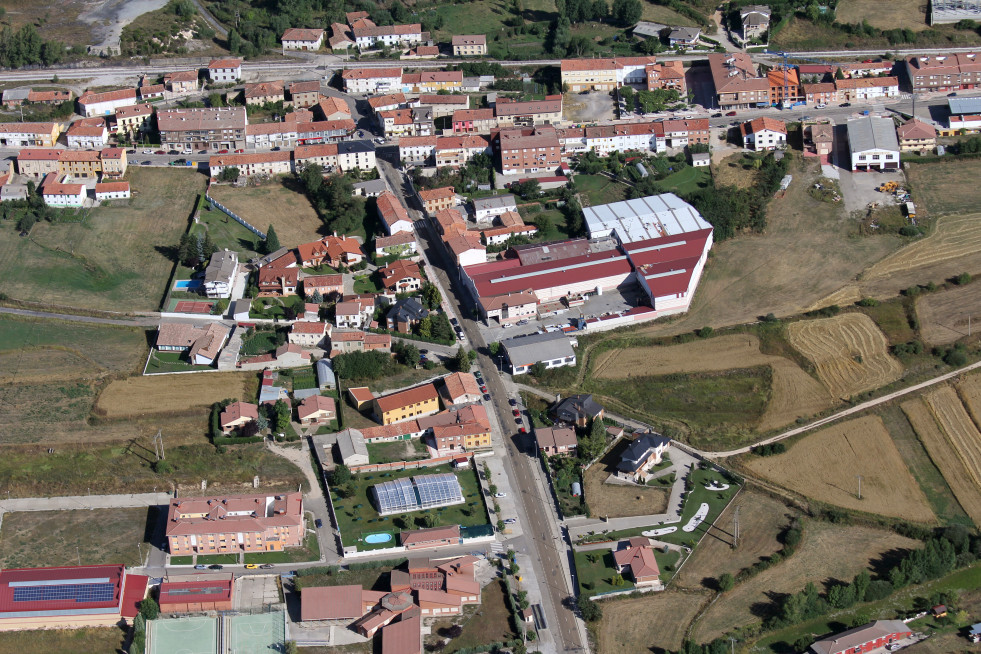 Santibañez de la peña aerea