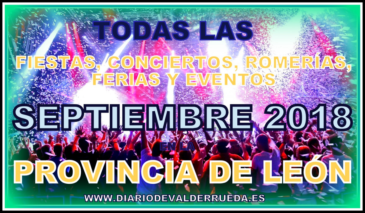 Fiestas 2018 SEPTIEMBRE