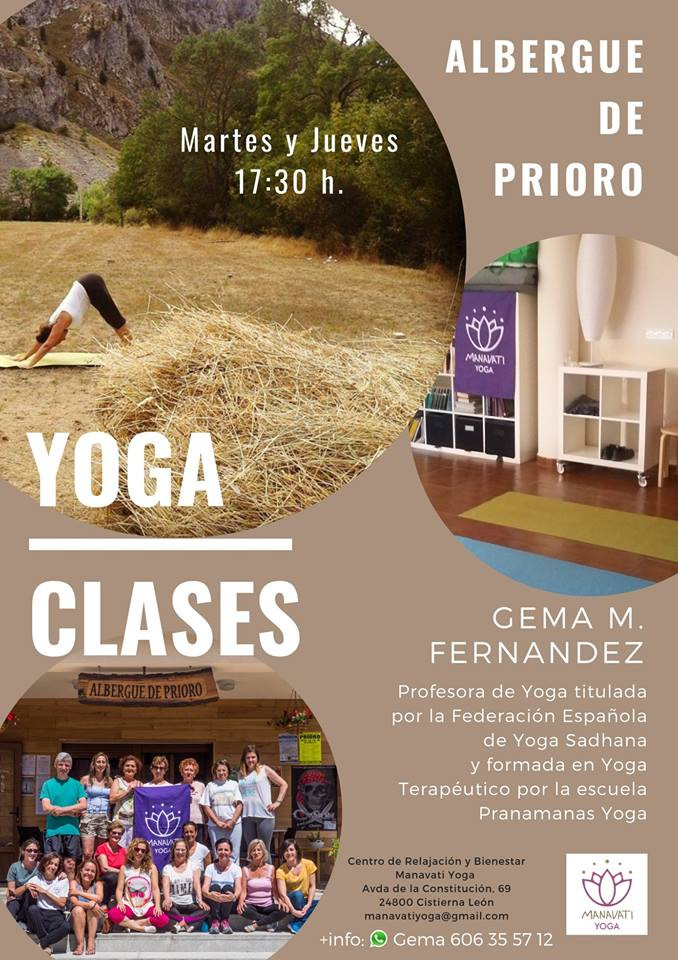 Clases de yoga prioro