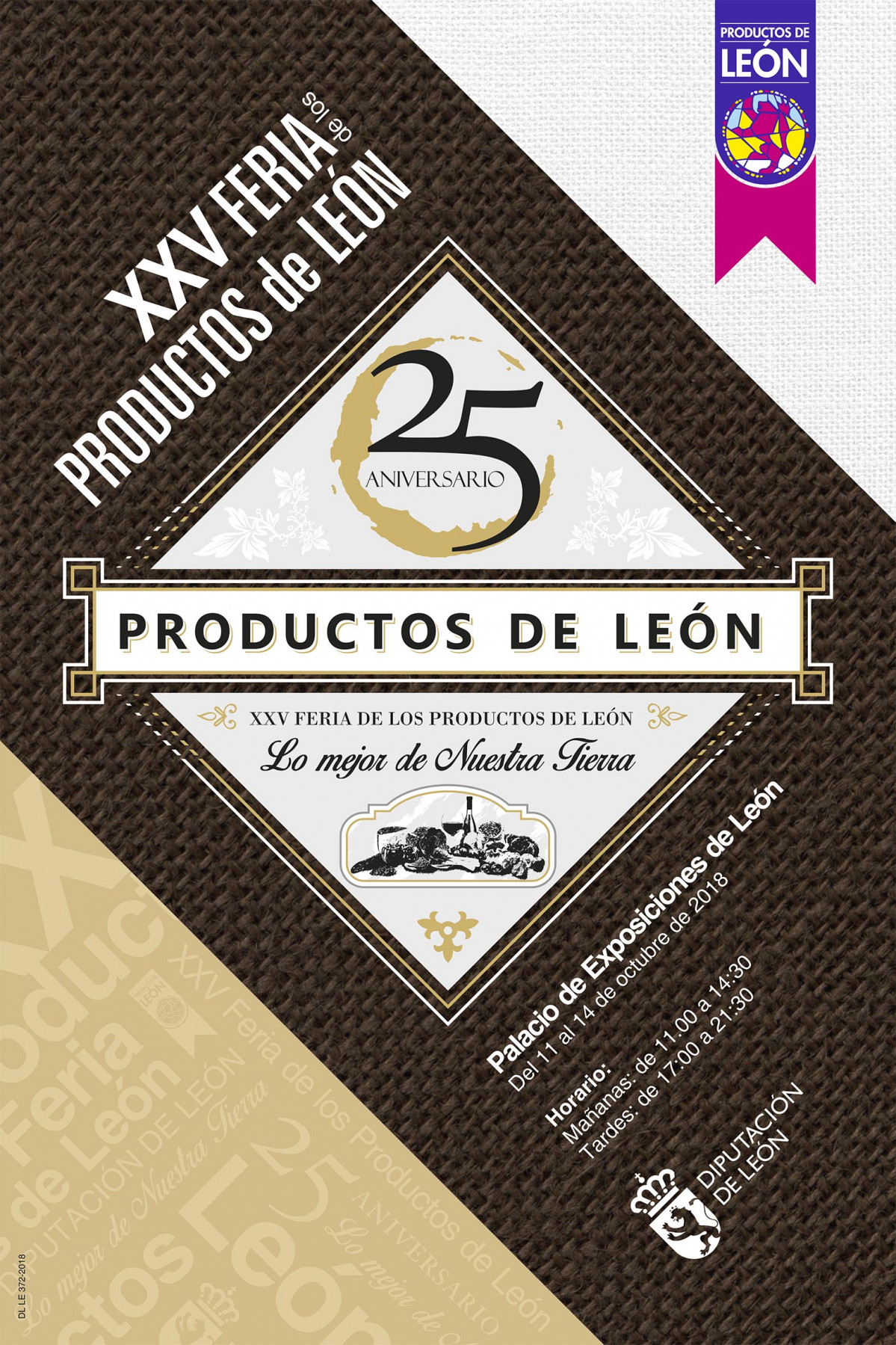 Cartel feria productos de leon