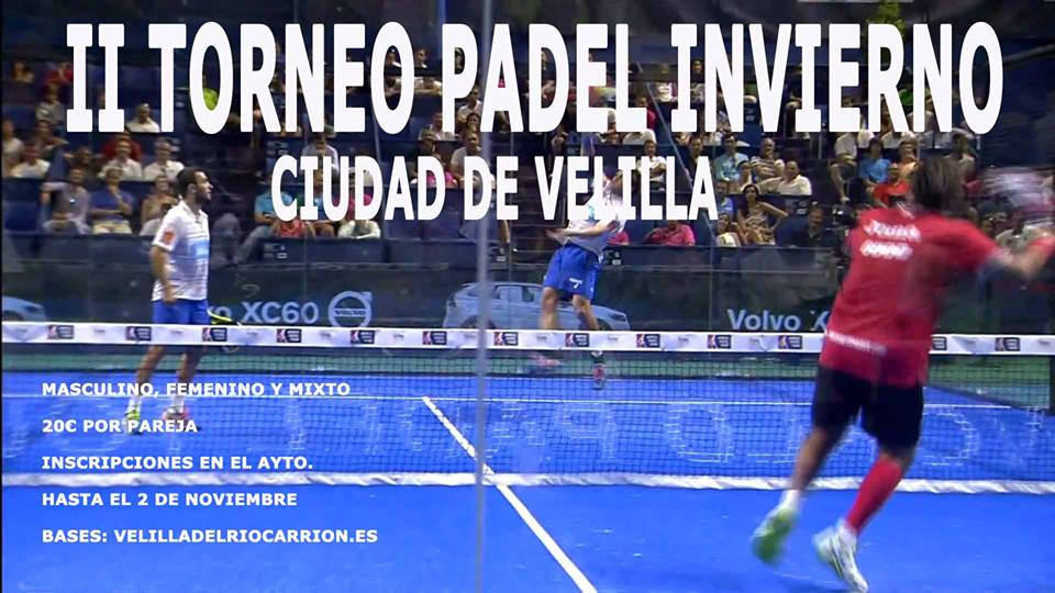 Padel velilla torneo 2018