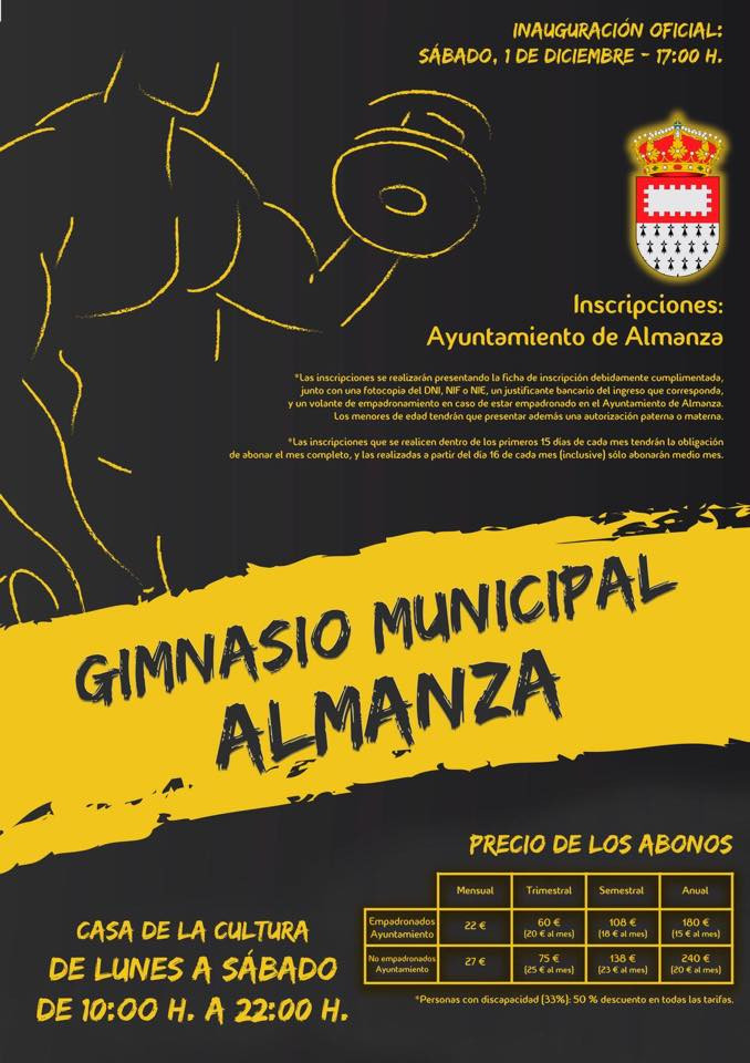 Gimnasio almanza 2018