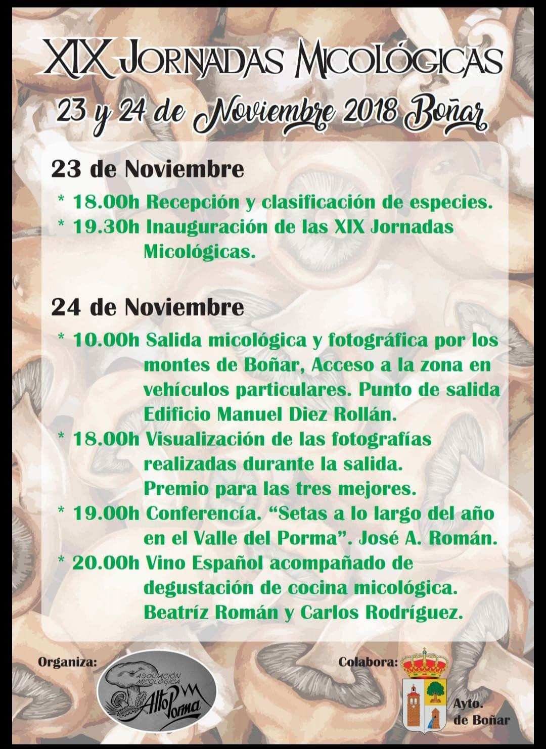 Jornadas micologicas bou00f1ar