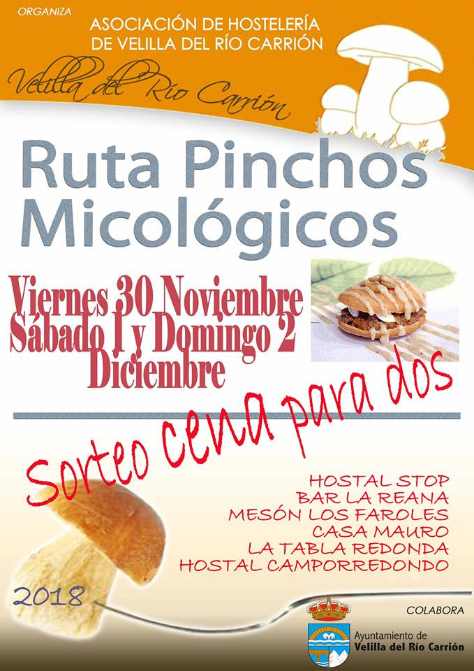 Ruta pinchos velilla del rio carrion 2018