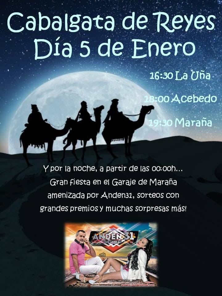Reyes magos marau00f1a 2019