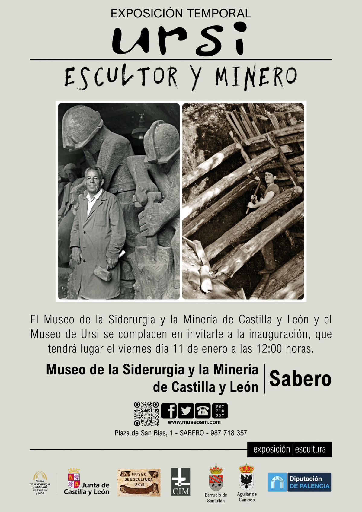 MSM  INVITACION EXPOSICION TEMPORAL URSI. ESCULTOR Y MINERO (002)
