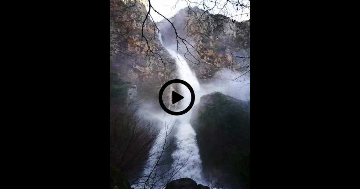 Cascada ribota de sajambre video enero 2019 (2)