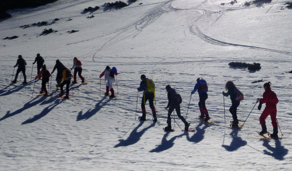 Ruta con raquetas de nieve 1