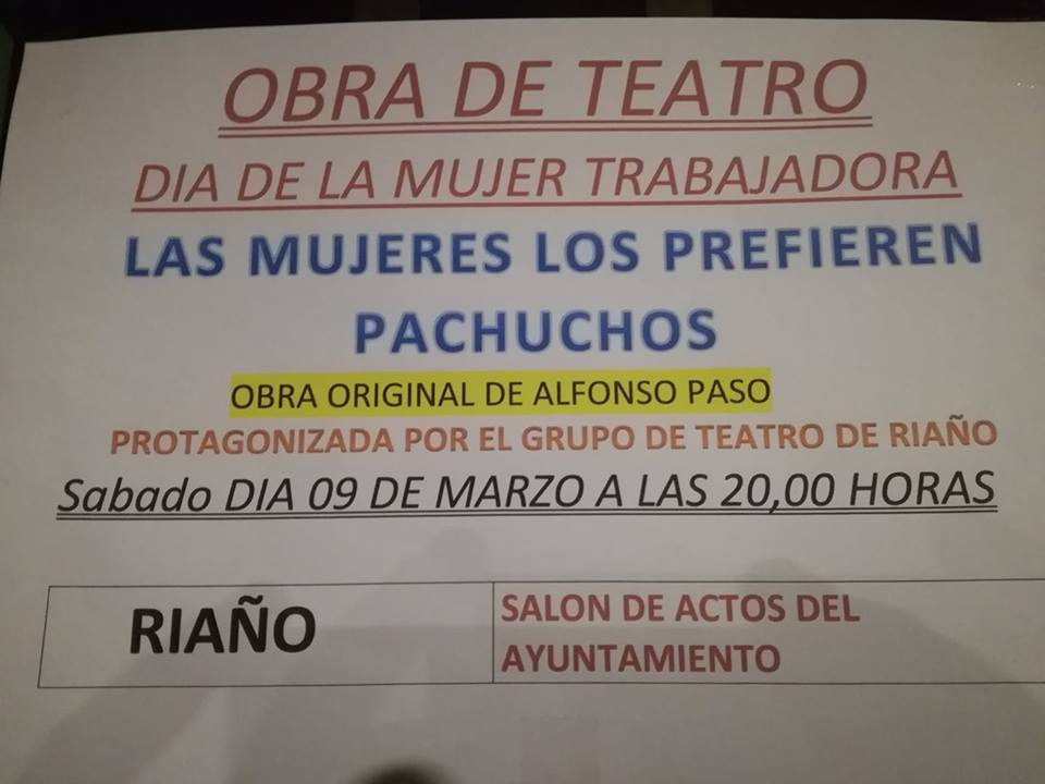 Obra de teatro en riau00f1o