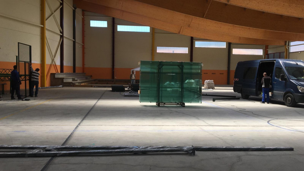 Pista de padel obras boñar