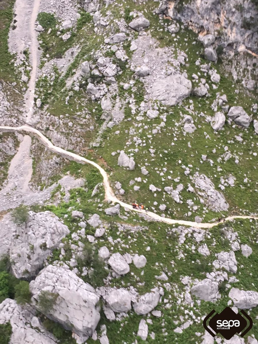 Ruta del cares rescate sabado 2