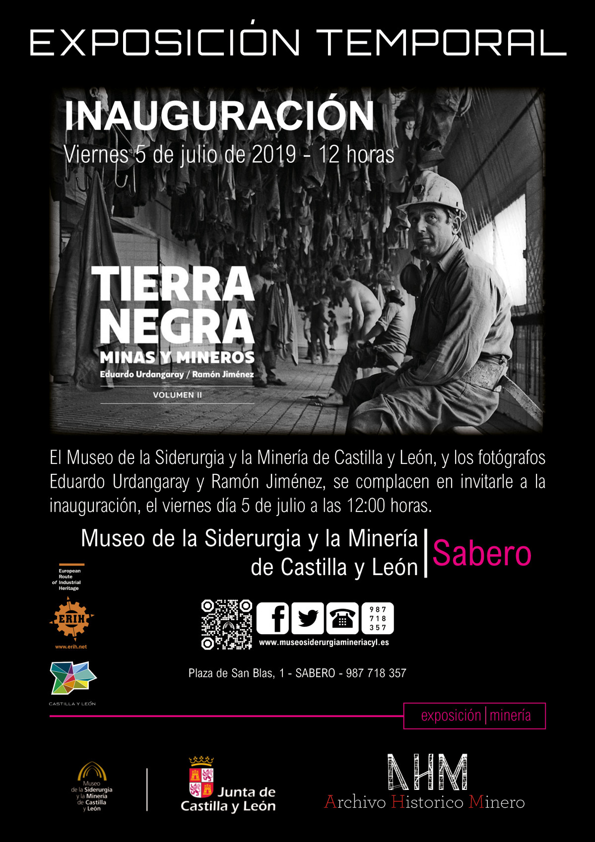 Invitación Exposición Temporal Tierra Negra II