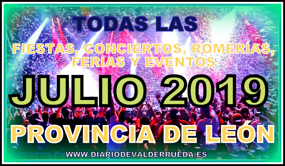 Fiestas julio 2019