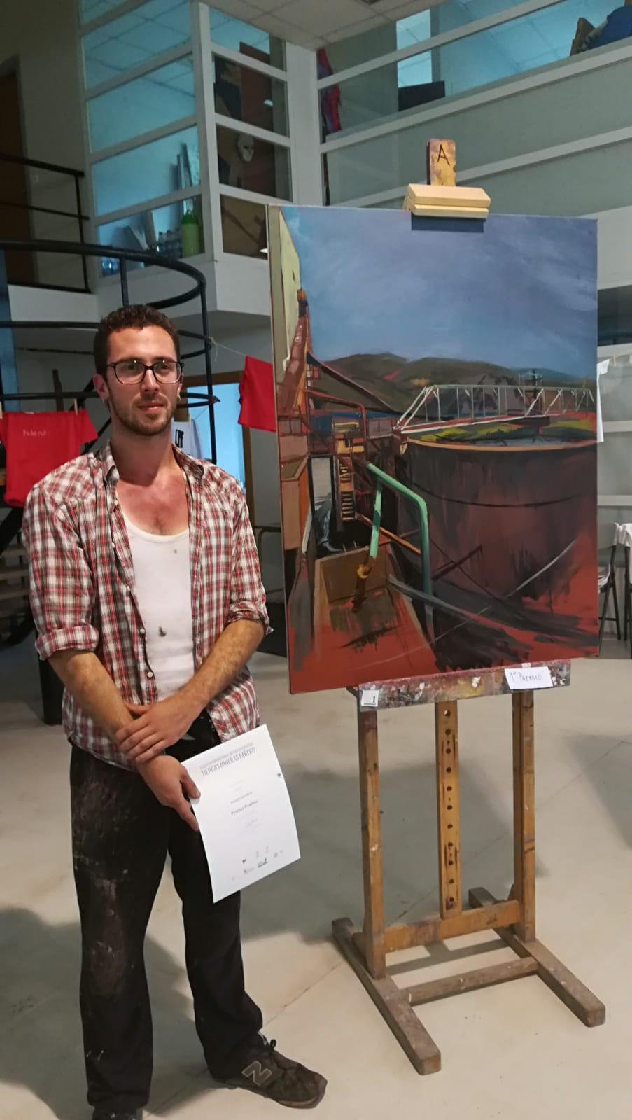 PRIMER PREMIO III CERTAMEN NACIONAL PINTURA RAPIDA 2019   MANUEL DIAZ