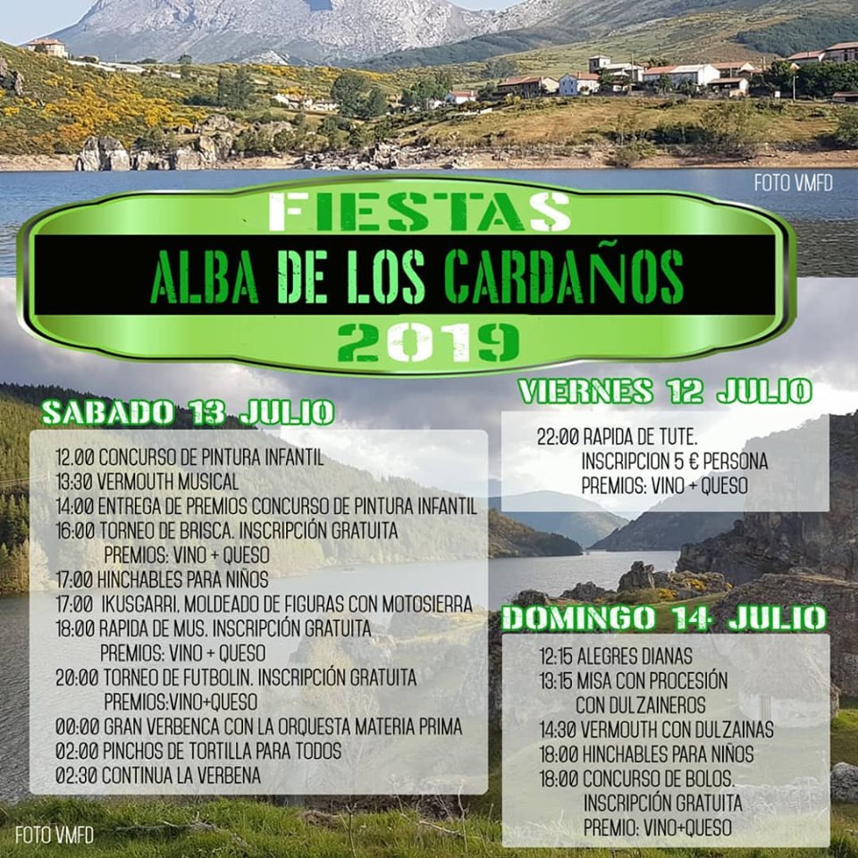 Alba de los cardau00f1os fiestas