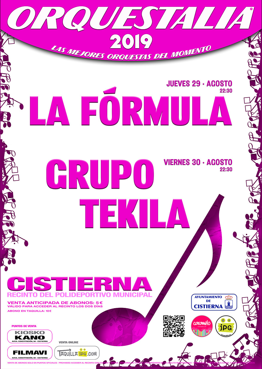 CARTEL WEB ORQUESTALIA CISTIERNA