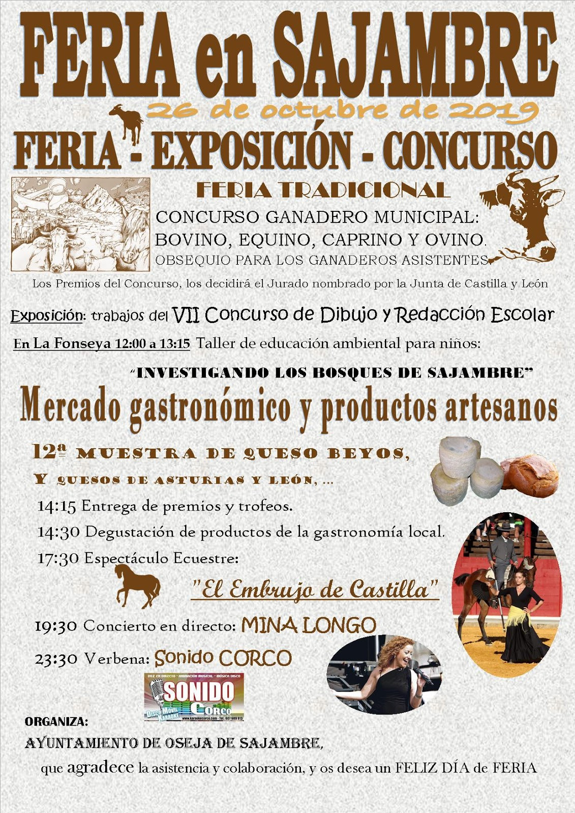 Oseja de sajmabre celebro feria