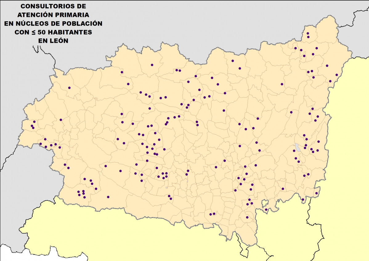 Mapa consultorios menos 50 hab