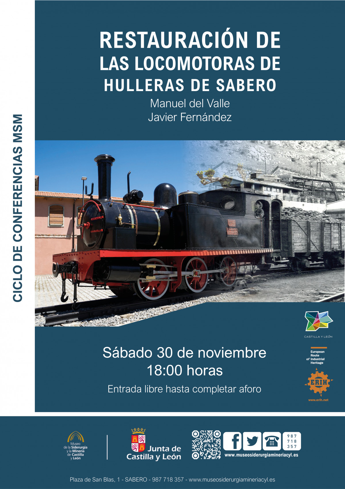 Restauración de las locomotoras de Hulleras de Sabero (1)