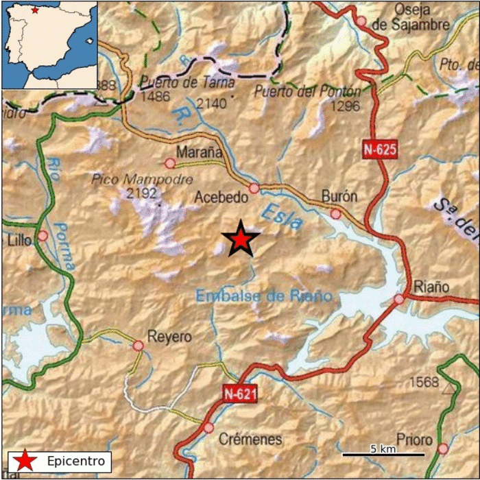 Terremoto acebedo leon