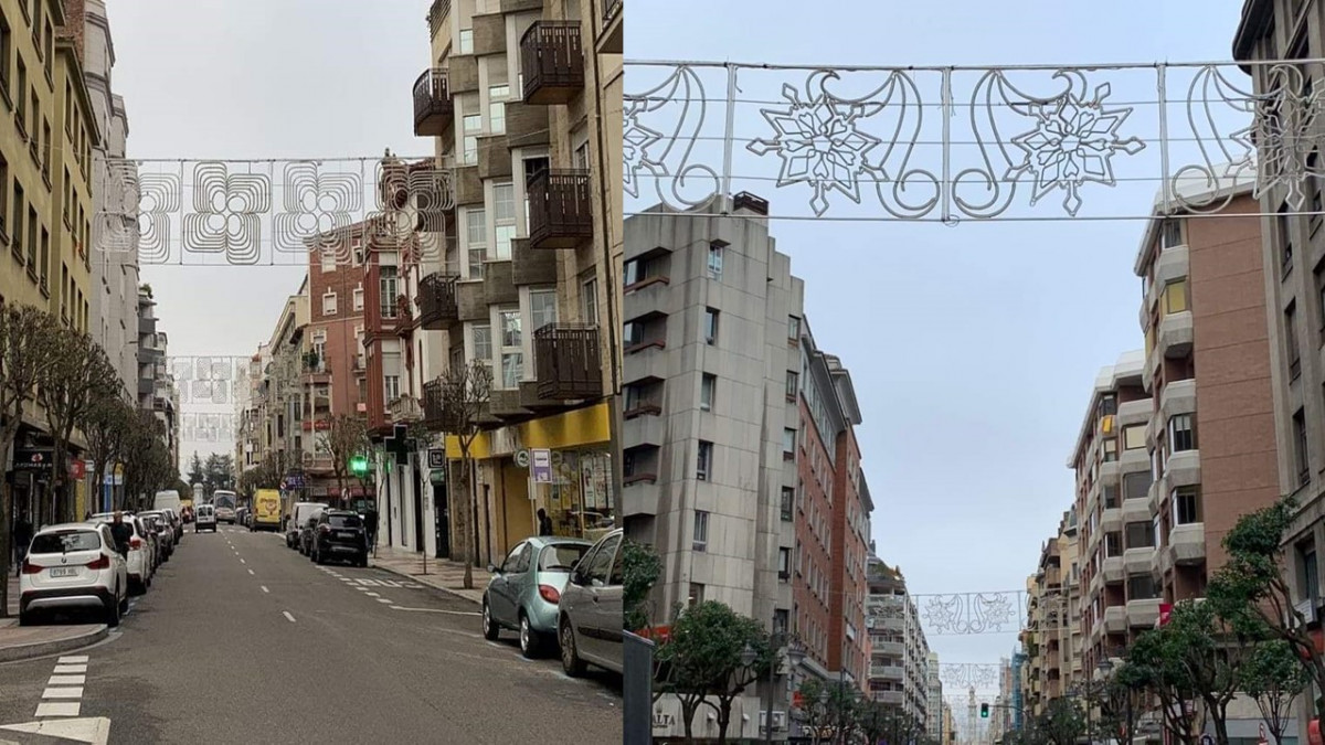 Iluminacion leon navidad 2020