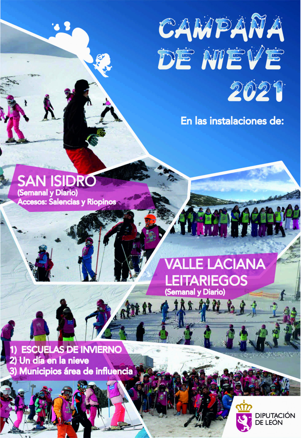 CARTEL CAMPAu00d1A DE NIEVE 2021