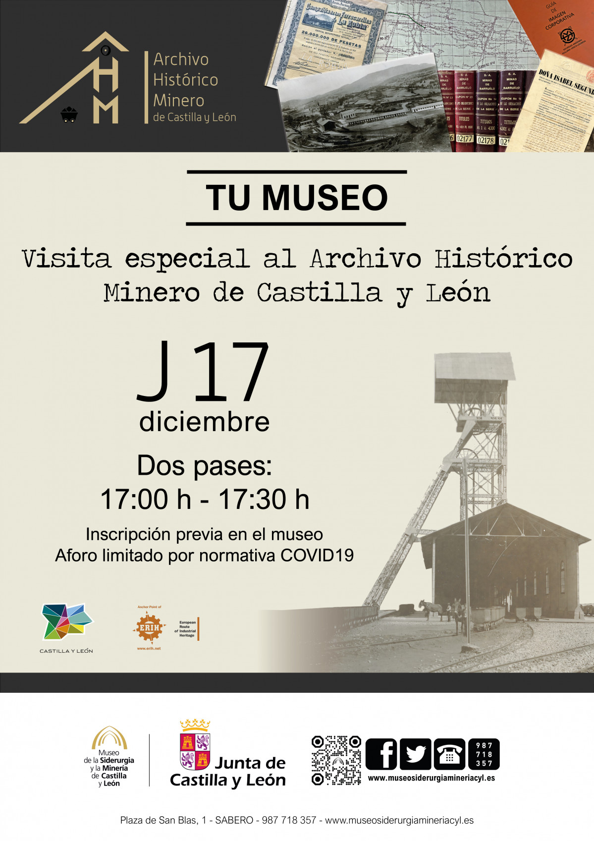 Visita Archivo Histu00f3rico Minero Diciembre