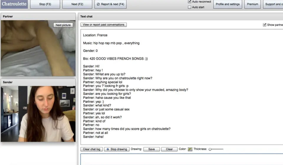 Los peligros de Chatroulette al descubierto1 min