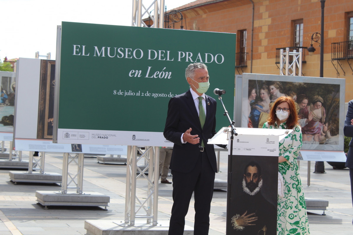 2021 07 08  El presidente de la Fundación Iberdrola España, Fernando García, esta mañana en León