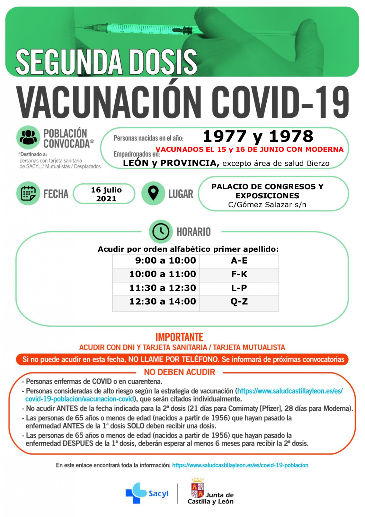 LEN 16JULIO2021 Nacidos1977a1978 SEGUNDADOSISMODERNA